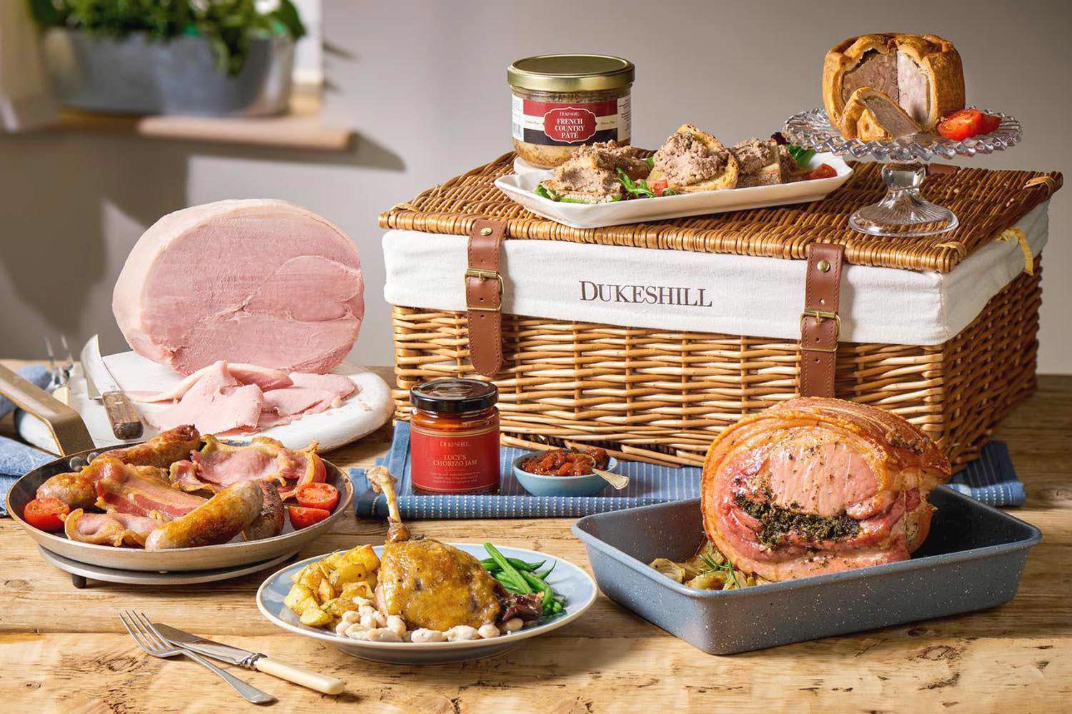 Luxury food hampers