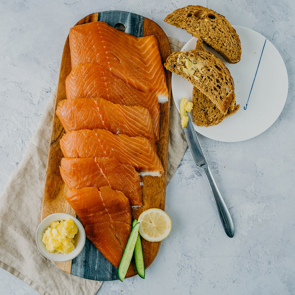 Malt Whisky Cured Smoked Scottish Salmon