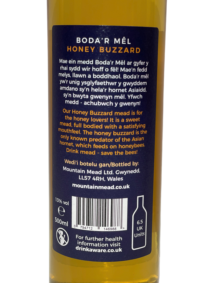 Honey Buzzard - Boda’r Mêl: Sweet Traditional Welsh Mead 500ml