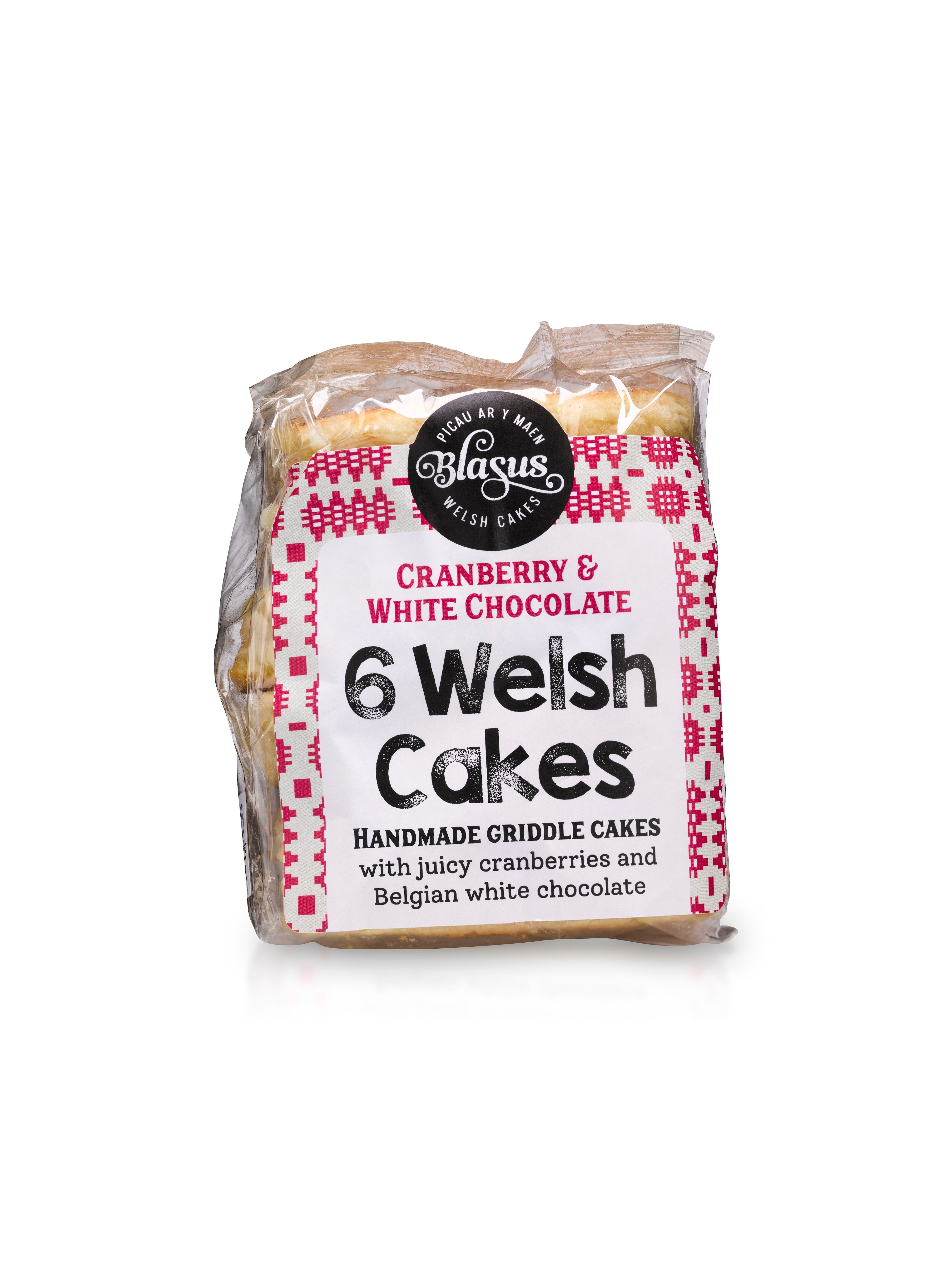 Handmade Welshcakes - Cranberry & White Chocolate Welshcakes, 6 Pack ...