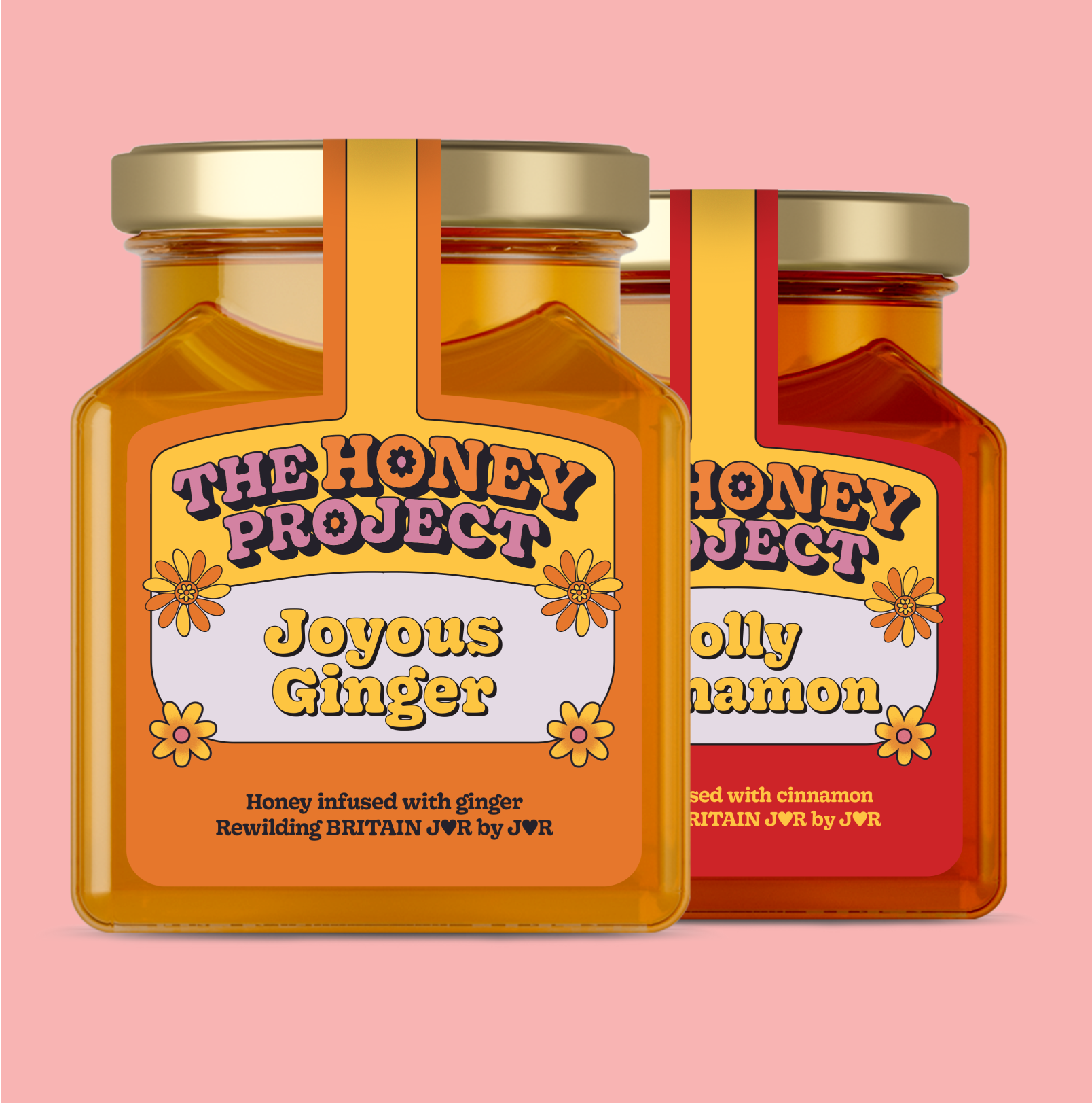 The Honey Project - Raw British Honey Flavour Pack, 2 x 227g | Farmfetch