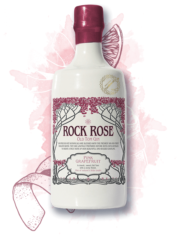Dunnet Bay Distillery - Rock Rose Gin - Pink Grapefruit Old Tom - Farmfetch