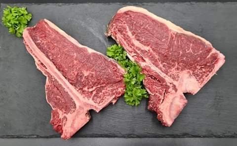 Dry Aged T Bone Steaks