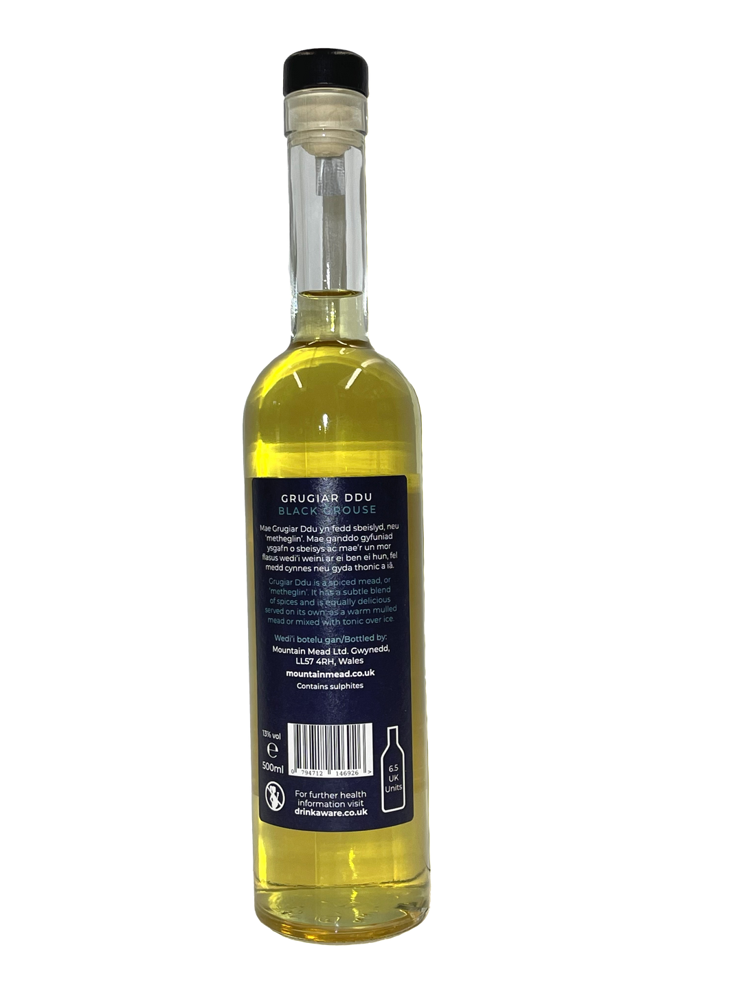 Black Grouse - Grugiar Ddu: Spiced Welsh Mead in a Wooden Gift Box 500ml