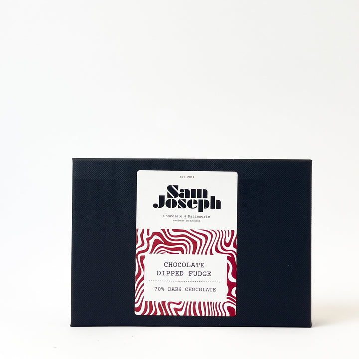 70% Dark chocolate dipped fudge