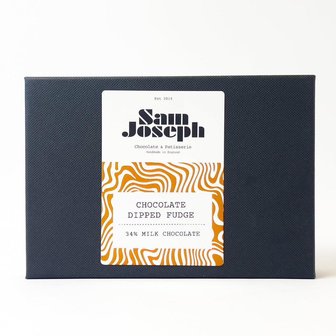 34% Milk chocolate dipped fudge