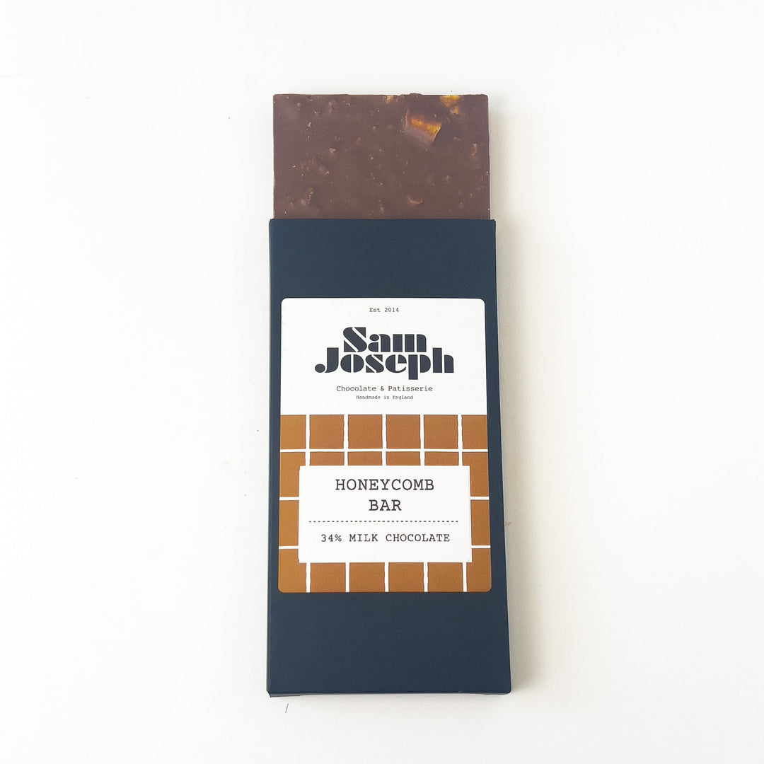 Honeycomb and milk chocolate bar