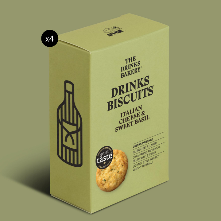 Italian Cheese & Sweet Basil Drinks Biscuits