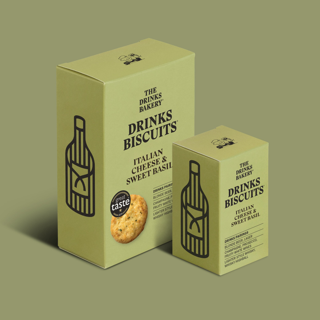 Italian Cheese & Sweet Basil Drinks Biscuits