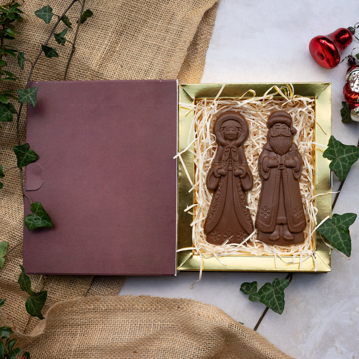 Caramel Filled Mr &amp; Mrs Claus