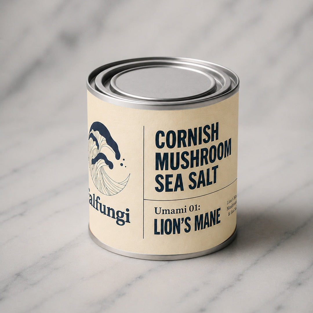 Cornish Lion’s Mane Salt, 75g
