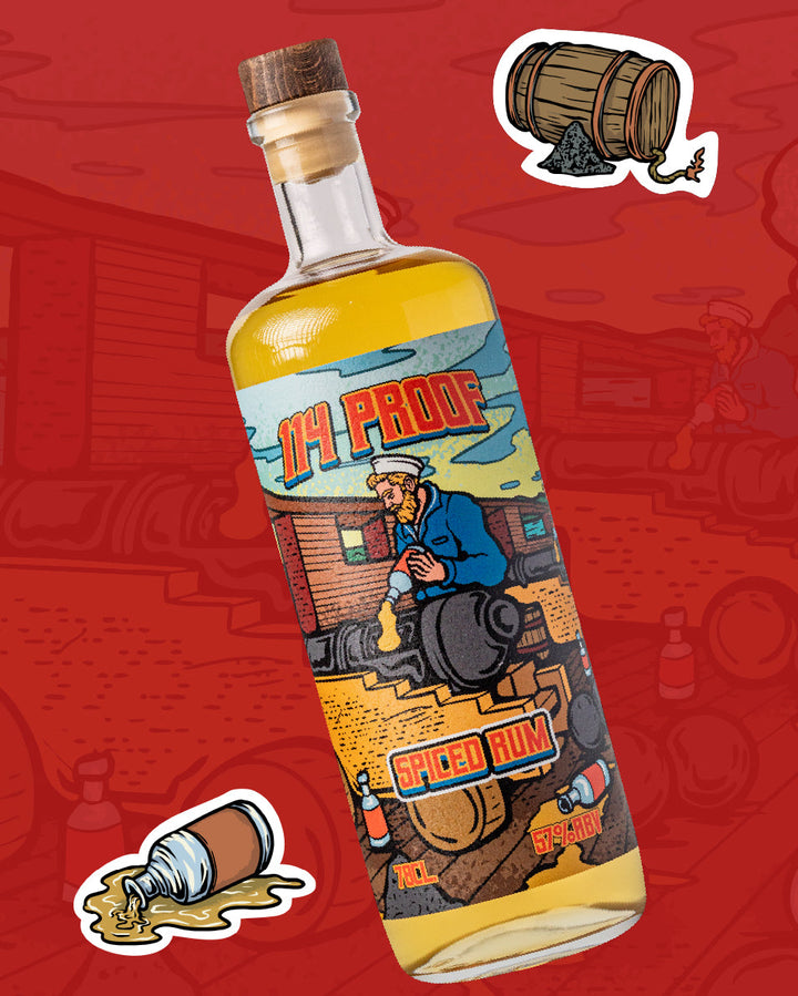 114 Proof Navy-Strength Spiced Rum