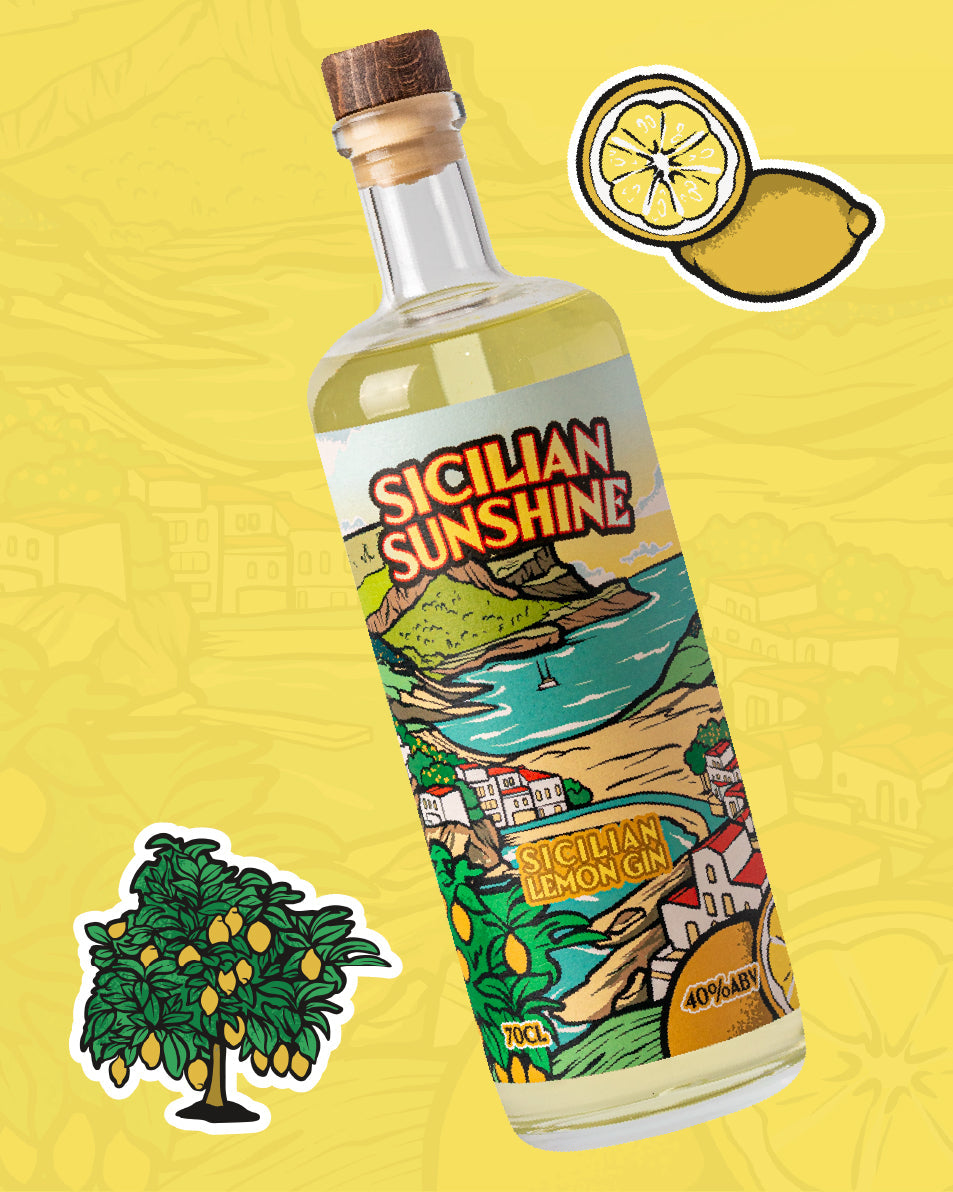 Sicilian Sunshine Lemon-infused Gin