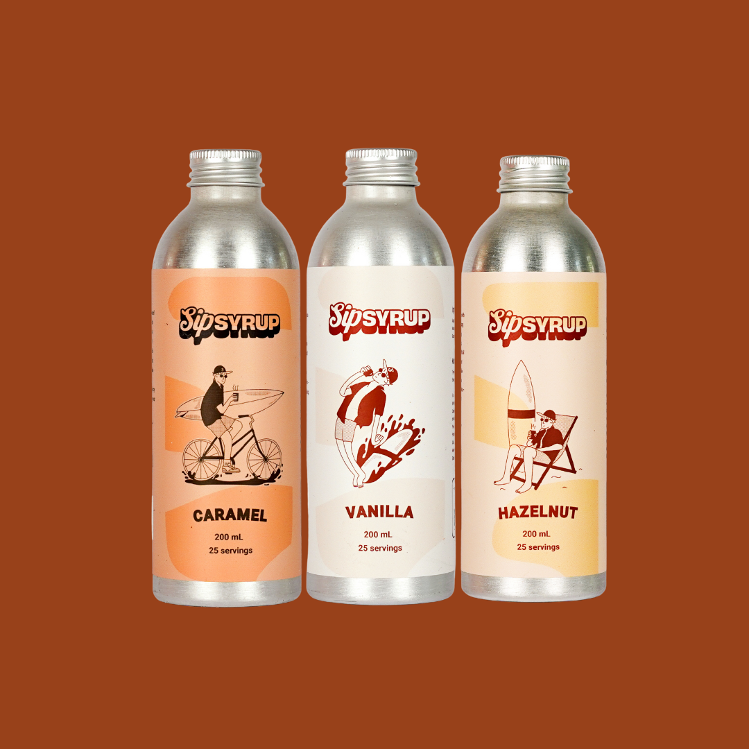 Sip Syrup - Core Natural Coffee Syrup Bundle, 3 x 200ml | Farmfetch