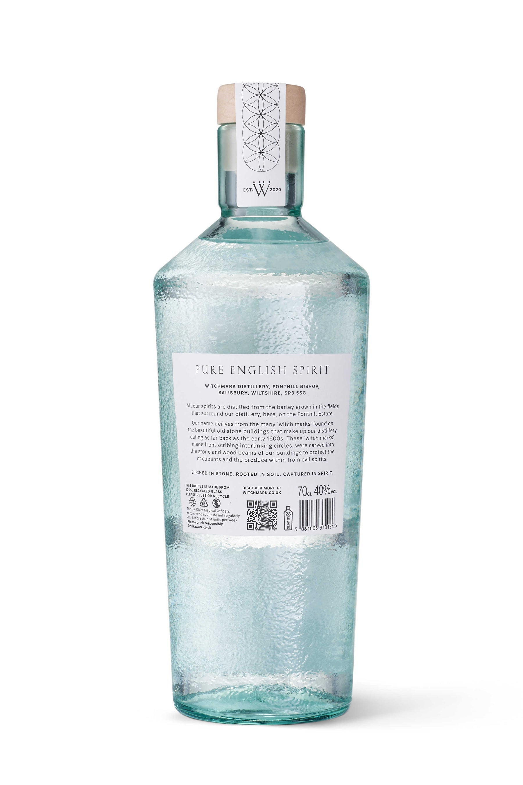 Witchmark Distillery - Wiltshire Single Origin English Vodka, 70cl