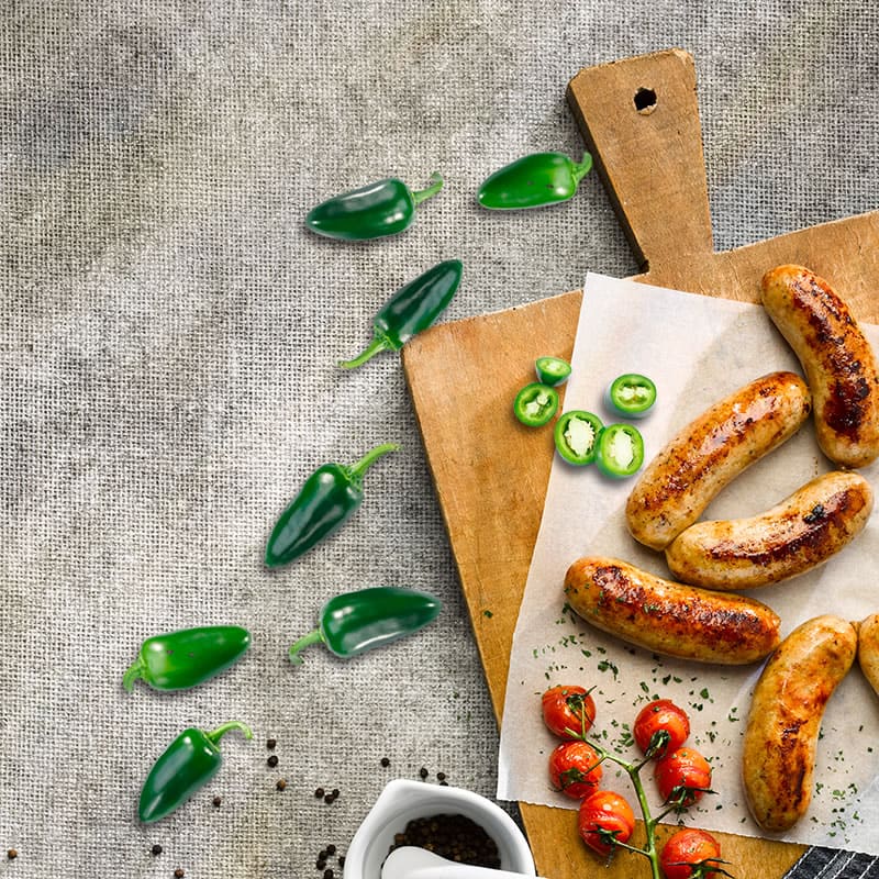 Cheddar & Jalapeño Sausages