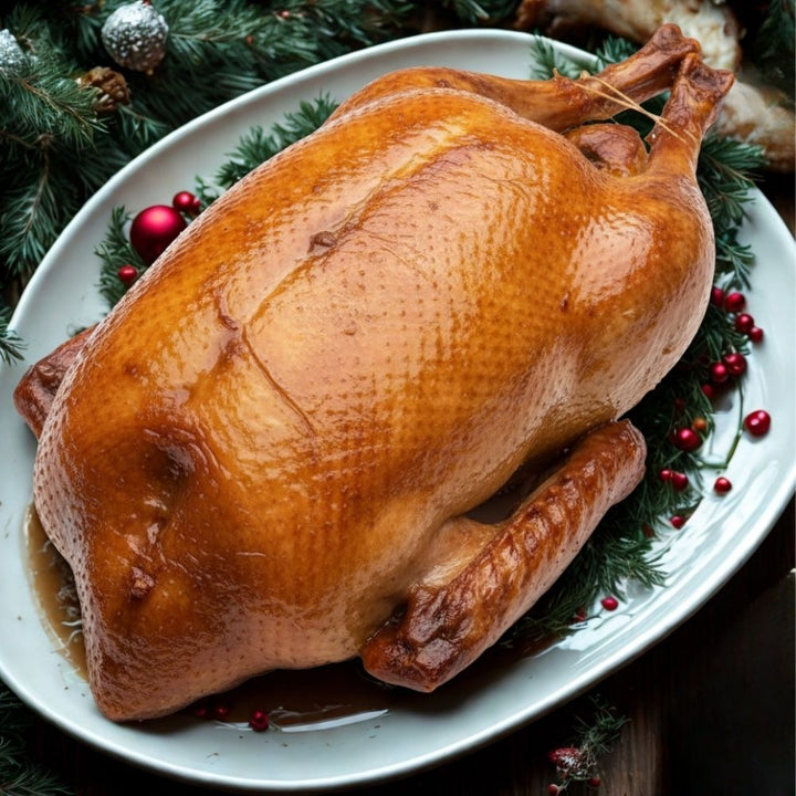 Whole free range Kent goose, oven-ready