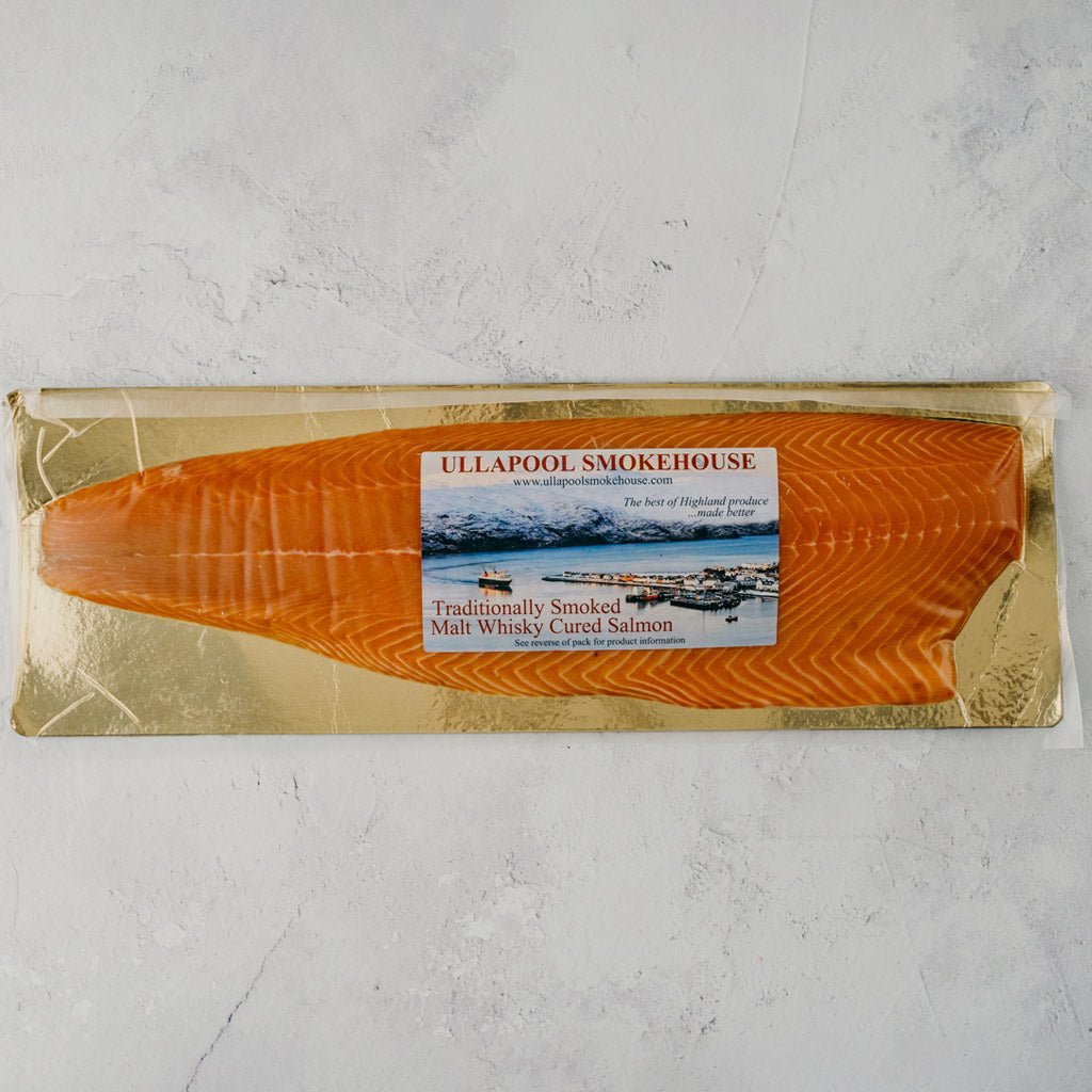 Malt Whisky Cured Smoked Scottish Salmon
