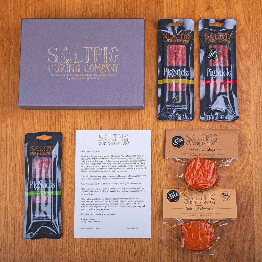 SaltPig Cotswold Snacking Charcuterie Gift Box