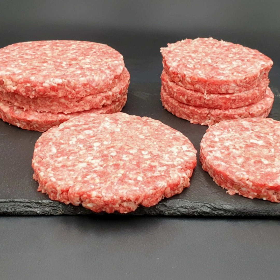 Beef Steak & Sticky Maple Bacon Burgers