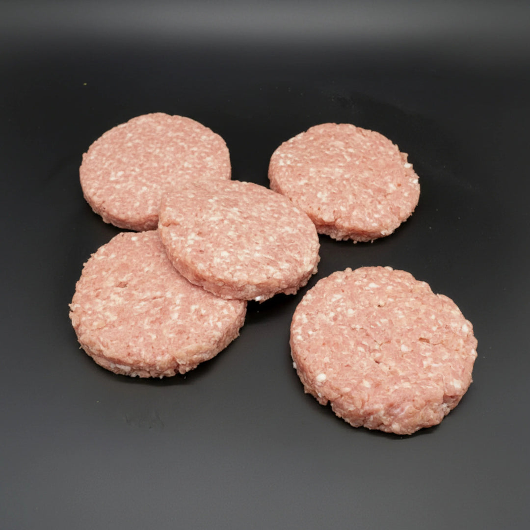 Hickory Smoked Pork Burgers